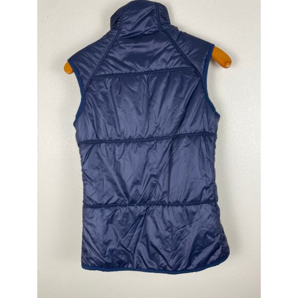 66 NORTH ICELAND dark navy blue vest puffer jacket womens size S small primaloft - Picture 2 of 9